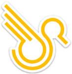 Yellow small Sticker